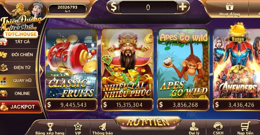 Thưởng nạp lại cho trò chơi slot và bắn cá